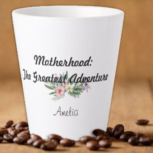 Moederdag wilde bloem Dankbaarheid Latte Mok