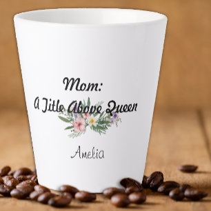 Moederdag wilde bloem Dankbaarheid Latte Mok