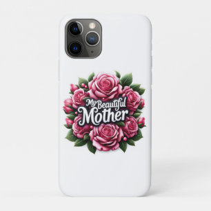 Moederdag woorden "mijn mooie moeder" iPhone 11 pro hoesje