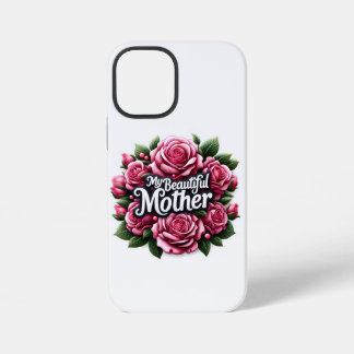 Moederdag woorden "mijn mooie moeder" iPhone 12 mini hoesje