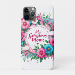 Moederdag woorden "Mijn prachtige moeder" iPhone 11 Pro Hoesje