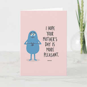Moederdag zachte blauwe vriendenkaart kaart