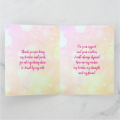 Moederdag zegening groet kaart (Binnen)