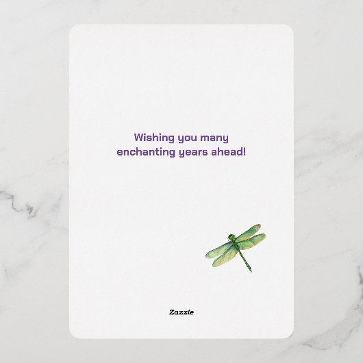 Moederdag zister folie feestdagenkaart (Achterkant)