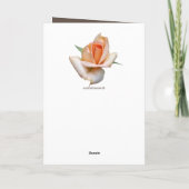 Moederdag zonnebloem en tekst naar keuze kaart (Achterkant)