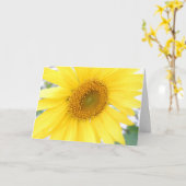 Moederdag Zonnebloem Kaart (Gele Bloem)