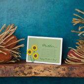 Moederdag Zonnebloemen Fotoplaat (Zijkant)