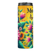 Moederdag: Zonnebloemen, Vlinders, Joy Thermosbeker (Achterkant)