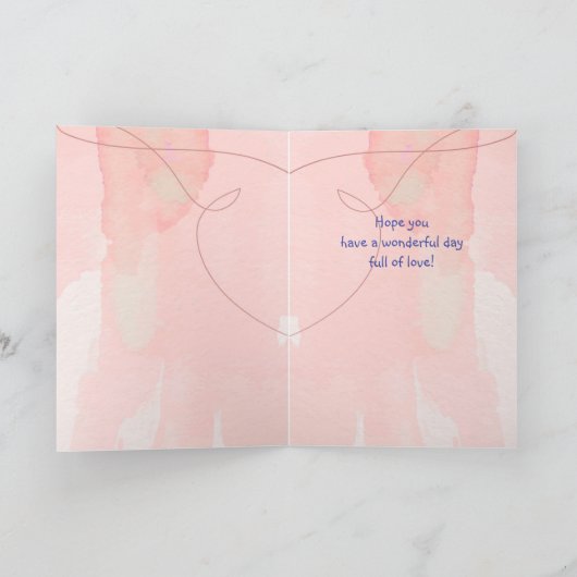 Moederdag zuster Bluebird Garden Bird Card Kaart (Binnen)