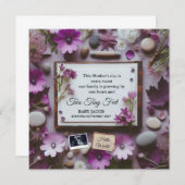 Moederdag zwangerschapsaankondiging voor oma aankondiging (Voorkant / Achterkant)