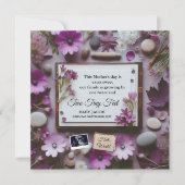 Moederdag zwangerschapsaankondiging voor oma aankondiging (Voorkant)