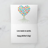 Moederdagkaart autisme neurodivergent autistisch kaart (Binnen)