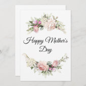 Moederdagkaart Bedankkaart (Voorkant / Achterkant)