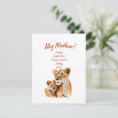 Moederdagkaart Feestdagenkaart (Staand voorkant)