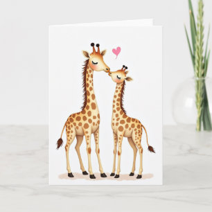 Moederdagkaart Giraffe Zoet Kaart