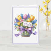 Moederdagkaart Kaart (Gele Bloem)