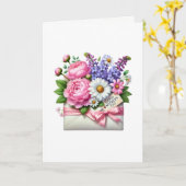 Moederdagkaart Kaart (Gele Bloem)