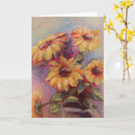 Moederdagkaart Kaart (Gele Bloem)