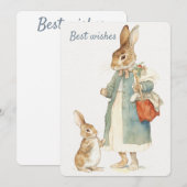 Moederdagkaart Konijn Peter Feestdagenkaart (Voorkant / Achterkant)