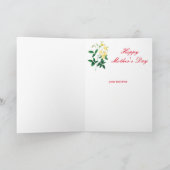 Moederdagkaart met vintage mode kaart (Binnen)