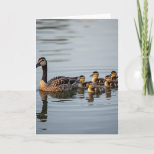 Moederdagkaart met Watervogel Kaart