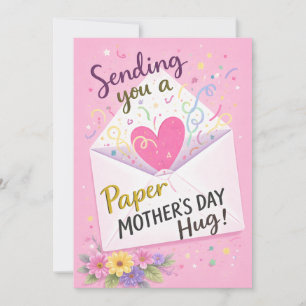 Moederdagkaart, Paper Hug Kaart