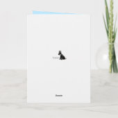 Moederdagkaart van de hond kaart (Achterkant)