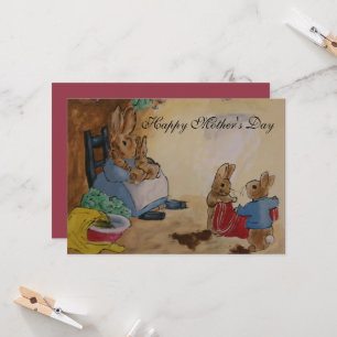 Moederdagkaart van Peter Rabbit Kaart