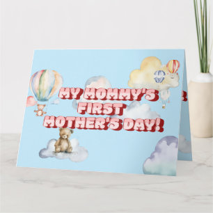 Moederdagkaart voor Moeders Eerste Moederdag Kaart
