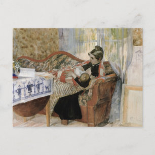 Moederdenkbeelden van verpleegkundige Baby Briefkaart