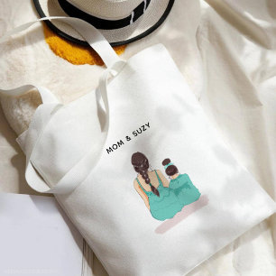 Moederdochter, moederdag tote bag