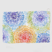 Moederdye-bursts Golfhanddoek (Horizontaal)