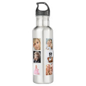 Moederfoto collage kinder kinderen waterfles  (Achterkant)