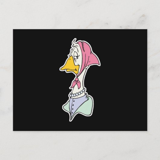 moedergans briefkaart (Voorkant)