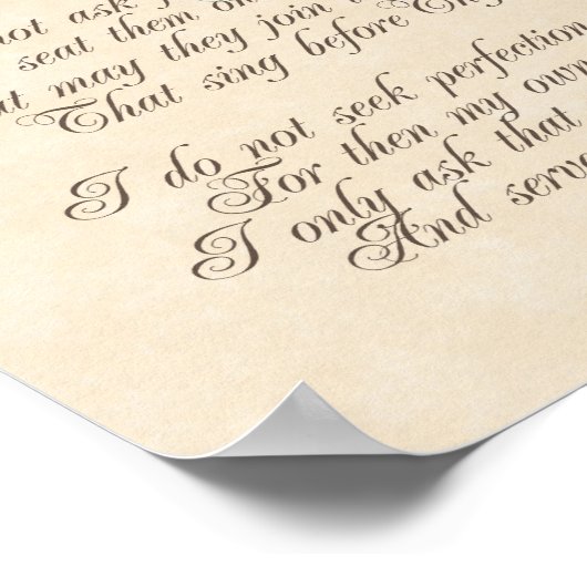 Moedergebed Poster (Hoek)