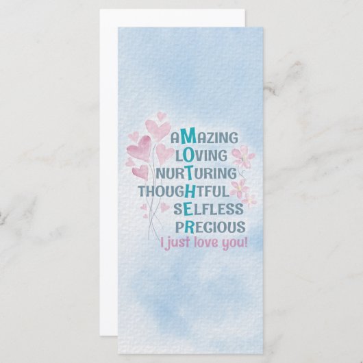 Moederhart (Voorkant / Achterkant)