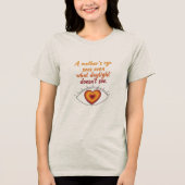 Moederinstinct Tri-Blend Shirt (Voorkant)