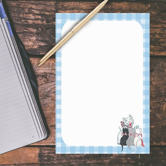  moederkat Drie Kittens Roze Bogen Post-it® Notes