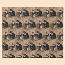 Moederkat en kittens