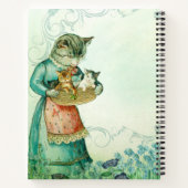  moederkat met Kittens Notitieboek (Achterkant)