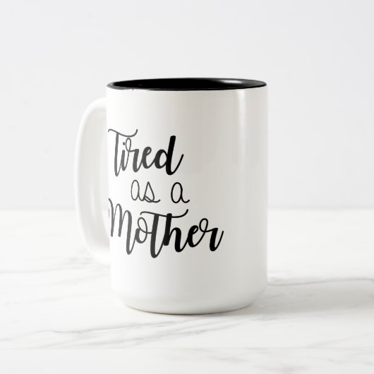 Moederkoffie-Mok Tweekleurige Koffiemok (Voorkant links)