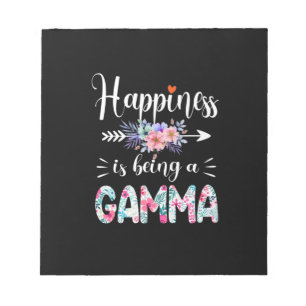 Moederkunst Geluk is een gamma-dag Notitieblok