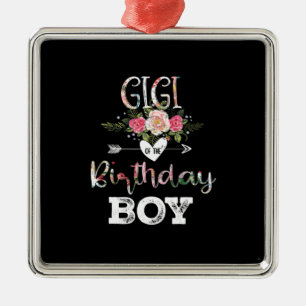 Moederkunst   Gigi of a Birthday Boy Metalen Ornament