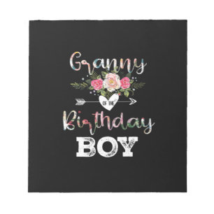 Moederkunst Granny of a Birthday Boy Notitieblok