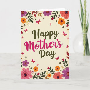 Moederliefde Bloemkaart Kaart