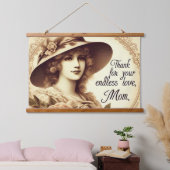 Moederliefde Hangend Wandkleed (Slaapkamer)