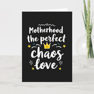 Moederliefde is perfecte chaos kaart