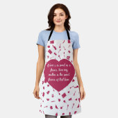 Moederliefde keuken, schort (Gedragen)