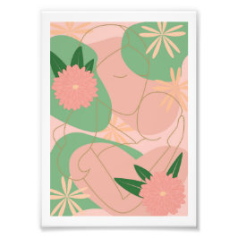 Moederliefde_Roze Foto Afdruk