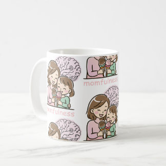 Moederlijke liefde Cute Moeder Dochter Ijsje Patro Koffiemok